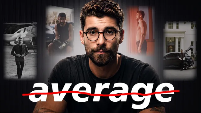 Creator in glasses with the word average crossed out